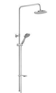 Душевая стойка Swedbe Calypso 5058 без смесителя хром/светло-серый